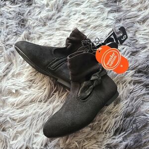 Wonder Nation Little Girls Black Boots
